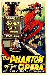 The Phantom of the Opera movie poster [Lon Chaney Sr.] 11'' X 17''