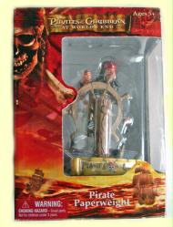 Pirates of the Caribbean: At World's End-Pirate Paperweight (Monogram) Sealed in NM box