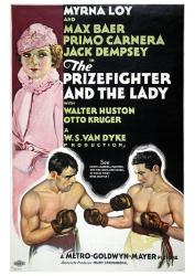 The Prizefighter and the Lady movie poster [Myrna Loy & Max Baer] 1933