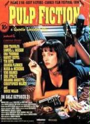 Pulp Fiction [a Quentin Tarantino film w/ Uma Thurman] (24'' X 36'' Movie Poster) New