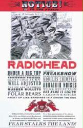 Radiohead poster: Under a Big Top (24'' X 36'' poster)