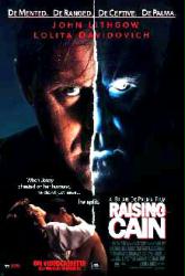 Raising Cain movie poster [John Lithgow] video poster