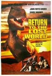 Return to the Lost World [w/ John Rhys-Davies & David Warner] (Video Movie Poster) VG