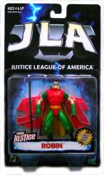 JLA [DC's Justice League of America] Robin action figure (Hasbro/1999) Sealed on NM card