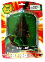 Doctor Who [Series 3] Scarecrow action figure w/ brown tie (Underground Toys/2007) Sealed on VG card