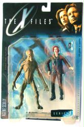 X Files Fight the Future: Agent Scully & Alien figure (McFarlane/1998)