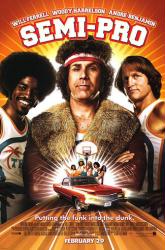 Semi-Pro movie poster [Will Ferrell/Woody Harrelson/Andre Benjamin] NM