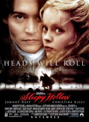 Sleepy Hollow [w/ Johnny Depp & Christina Ricci] (Theatrical Movie Poster) VG