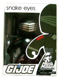 G.I. Joe [Mighty Muggs] Snake Eyes figure (Hasbro/2008) New