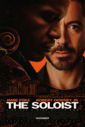 The Soloist movie poster [Jamie Foxx & Robert Downey Jr.]