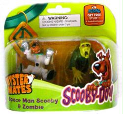 Scooby-Doo Mystery Mates: Space Man Scooby & Zombie figures (Charter)