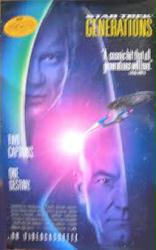 Star Trek: Generations movie poster [William Shatner/Patrick Stewart]