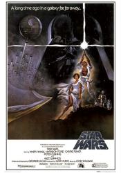 Star Wars movie poster [Mark Hamill & Carrie Fisher] 24'' X 36''