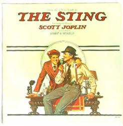 Sting, The-Original Motion Picture Soundtrack LP [w/ Robert Redford & Paul Newman] (MCA /1974) VG