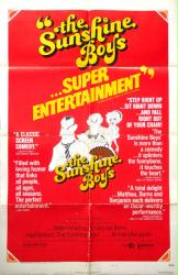 The Sunshine Boys movie poster [Walter Matthau/George Burns] one-sheet