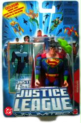 Justice League Unlimited: Superman action figure [H0002] (Mattel/2004) Sealed on VG card