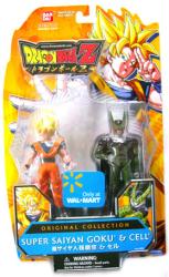 Dragonball Z: Super Saiyan Goku & Cell action figures (BanDai/2008)