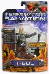 Terminator Salvation: 4 1/2'' T-600 action figure (Playmates/2009) Sealed on NM card