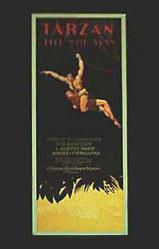 Tarzan, the Ape Man movie poster [Weissmuller/Maureen O'Sullivan]