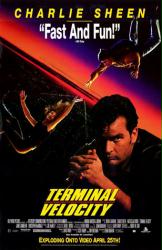 Terminal Velocity movie poster [Charlie Sheen/Nastassja Kinski] video