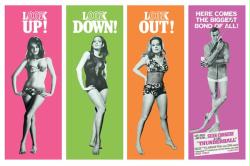 Thunderball movie poster [Sean Connery as James Bond] 36'' X 24''