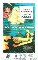 To Catch A Thief movie poster [Cary Grant/Grace Kelly] Hitchcock