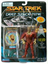 Star Trek: Deep Space Nine-Tosk action figure (Playmates/1995) Sealed on VG card