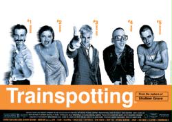 Trainspotting movie poster [Ewan McGregor/Robert Carlyle] 36'' X 24''
