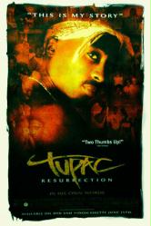 Tupac: Resurrection [w/ Tupac Shakur] (Video Movie Poster) VG
