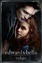 Twilight movie poster (Edward & Bella) [Robert Pattinson & Kristen Stewart]