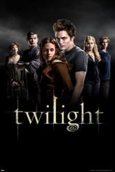 Twilight movie poster (Group) [Robert Pattinson & Kristen Stewart]