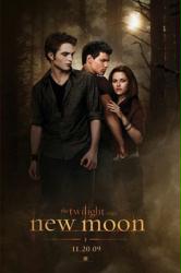 The Twilight Saga: New Moon movie poster [Robert Pattinson/Taylor Lautner/Kristen Stewart]