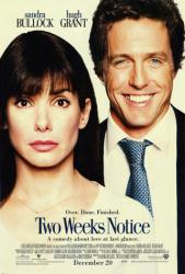 Two Weeks Notice [w/ Sandra Bullock & Hugh Grant] (Theatrical Movie Poster) NM