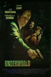 Underworld movie poster [Denis Leary/Joe Mantegna/Annabella Sciorra]