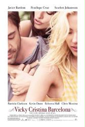 Vicky Cristina Barcelona poster /Javier Bardem/Penelope Cruz/Johansson