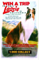 Lassie: Win A Trip to Visit Lassie (1995 Contest Poster) Good