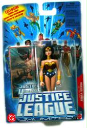 Justice League Unlimited: Wonder Woman action figure [H0007] (Mattel/2004) Sealed on VG card