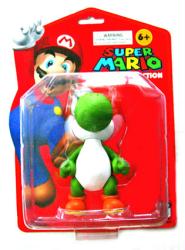 Super Mario: Yoshi 5'' action figure (Popco/2008) Sealed on NM card