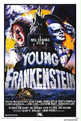 Young Frankenstein movie poster [Gene Wilder & Peter Boyle] Mel Brooks
