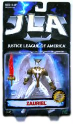 JLA [DC's Justice League of America] Zauriel action figure (Hasbro/1998) Sealed on VG card