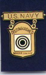 Navy Distinguished Markman Rifleman Badge