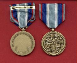 Air Force Air and Space Campaign medal with ribbon bar