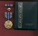 Army Achievement medal in case with ribbon bar and lapel pin