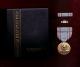 USAF Air Force Good Conduct medal with ribbon bar and lapel pin in case