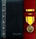 American Defense Medal in case with ribbon bar and lapel pin