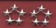 Five 5 Star General's Rank Insignia