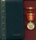 National Defense medal in case with ribbon bar and pin