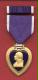 Purple Heart medal with ribbon bar