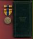 WWII Selective Service medal in case with ribbon bar