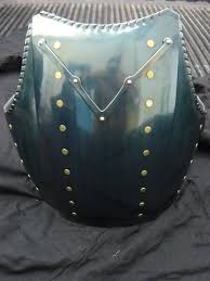 Blackened Steel, roped Chernburg Breastplate with V-stop